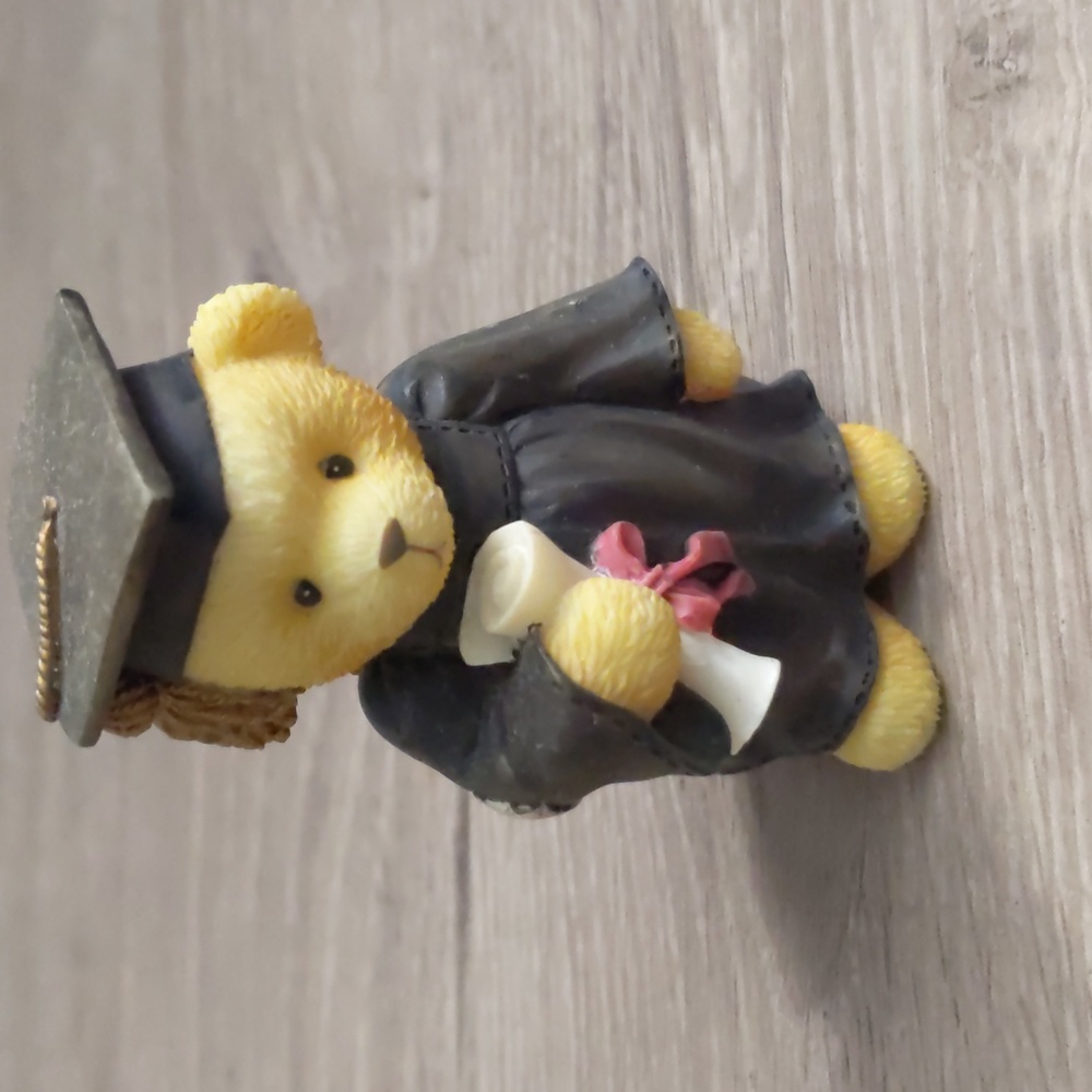 Vintage Avon Bear Graduation figurine